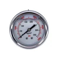 63mm Großhandel Mini Eisen gehäuse Wasserdruck messer für Erdgas/Luft thermometer Manometer