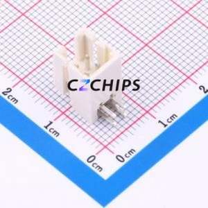 HC-XHD2.54-2x2AW Wire-to-Board Pin Header Bent Lead Through Hole,P=2.5mm Connector 2x2P 2.5mm Right Angle Insert XHD - Product Image 1