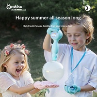 ONSHINE Machine à bulles de fumée infinie pour enfant, baguette magique élastique, cadeau d'anniversaire en plastique pour bébé