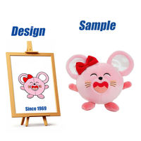 Shengye Fabricant Grossiste Peluche Souris Rose en Peluche, Pendentif, Poupée Mignonne de Simulation, 12CM 15CM 20CM 25CM