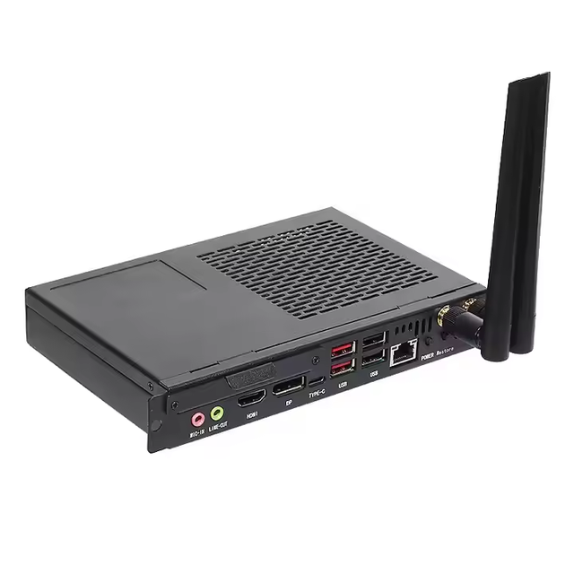 Hot Sale Pluggable Computer 12th I7-1255U DDR5 6USB 6k Display Device 80pin OPS Mini PC for Business Meeting