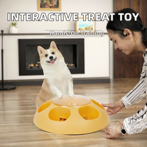 Jouet Puzzle Écologique pour Chien, Distributeur Interactif de Friandises à Pression, Bol d'Entraînement à Alimentation Lente pour Animaux de Compagnie - Product Image 2