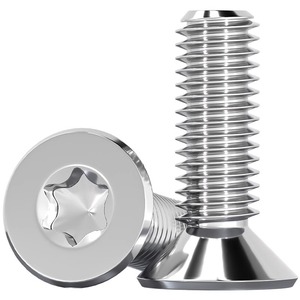 304 Stainless Steel Internal Torx Countersunk Head Screws M3 M4 M5 M6 M8 Metric Grade A <b>Fastening</b> Links - Product Image 1