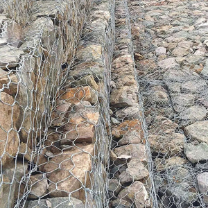 Vente en gros usine : Gabion hexagonal en treillis métallique galvanisé à chaud pour cage à pierres, <span class=keywords><strong>Jordan</strong></span> 3x1x1m, Prix du treillis gabion - Product Image 4