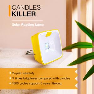 Nueva Lámpara de Lectura LED Solar Portátil Mini con Luz UVC y 2 Años de Garantía para Áreas Fuera de la Red Eléctrica, DC 12V Amarillo, por Solar - Product Image 2