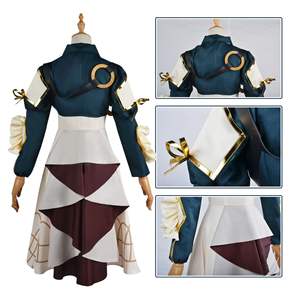 Anime viola <span class=keywords><strong>Evergarden</strong></span> Cosplay Costume di alta qualità da principessa cameriera di Halloween carnevale gonna da ballo per donna - Product Image 5
