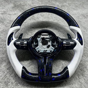 Volante de Fibra de Carbono Forjado en Oferta, Compatible con <span class=keywords><strong>BMW</strong></span> X5 F15 F20 F10 F30 F32 F36 <span class=keywords><strong>F60</strong></span> M3 M4 F80 F82 E90 E91 E60 - Product Image 4