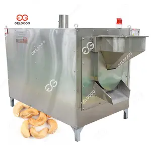 Electromagnetic Stainless Steel Cashew Nuts Mixing And Roasting Machine Drum Type Peanut Roaster