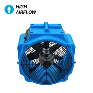 Best Sale air cleaning equipment 1/4hp 4000cfm Axial Air Mover Floor Dryer Air Blower Drum Fan