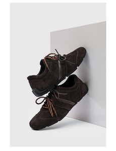 Sneakers Retrò da Uomo, Scarpe da Allenamento Vintage, Bianche in Finta Pelle Scamosciata, Patchwork, Scarpe Casual Basse, Calzature Perforate per Camminata - Product Image 4