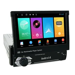 Android 11 sıcak 7 inç 1 din araba radyo evrensel 7 inç dokunmatik ekran araba stereo MP5 araç DVD oynatıcı oynatıcı GPS navigasyon