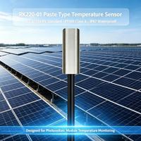 Capteur de température de panneau solaire RIKA RK220-01 PV PT100 PT1000 OEM ODM Précision 0,5 4-20mA/RS485 12-24V