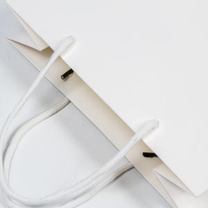 حقيبة من الورق المقوى بتصميم عصري من البلاستيك باللون القرمزي الجلي مناسبة كهدية باللون الأزرق الجزائر - Product Image 5