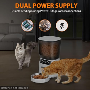 Distributeur automatique de nourriture pour animaux de compagnie 3L empilable et extensible, distributeur de nourriture pour chiens et chats avec minuterie et WiFi 2.4G pour aliments secs - Product Image 3