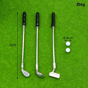 Creative 5pcs Set <strong>Mini</strong> Golf Club Dollhouse Decoration DIY <strong>Christmas</strong> Mischief Elf Decorative Props - Product Image 3