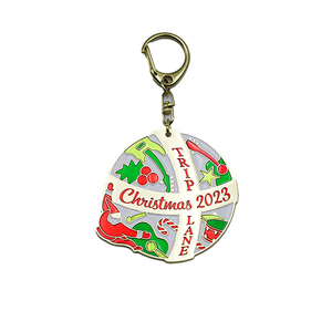 Customized Rose Keychain Christmas Ball Keychain <b>Sunglasses</b> Keychain Cartoon Fish Mermaid Keychain with Blue <b>Gradient</b> Tassel - Product Image 4