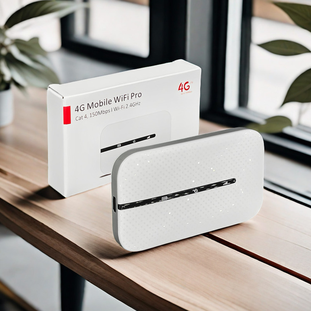 Portable 4G LTE Advanced Internet Mifi Router with Sim Card Slot 2.4G Wi-Fi Supported for Outdoor Use New Product