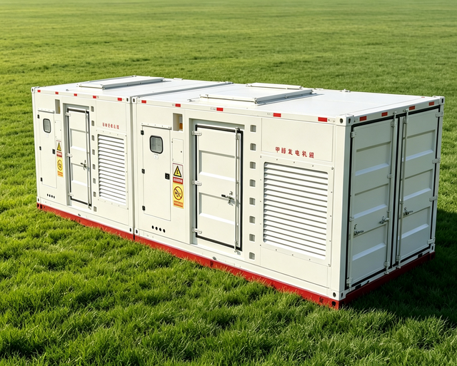 300kW Silent Tri-Fuel Generator: Diesel, Gas & Methanol Commercial Backup Power