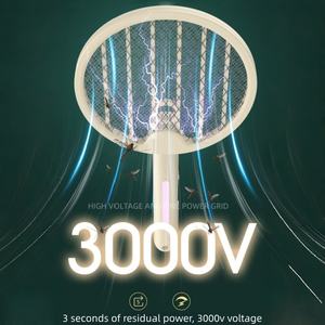 Mosquito <strong>Racket</strong> USB Rechargeable Bug <strong>Zapper</strong> Electric <strong>Fly</strong> Insect <strong>Racket</strong> 2 in 1 Folding Indoor Kitchen Use - Product Image 4