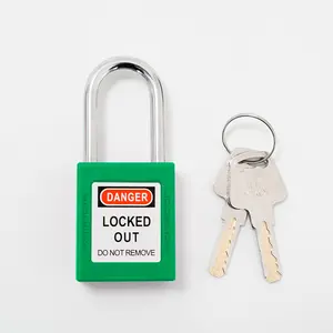 Color 38Mm Grillete de acero barato Candado DE SEGURIDAD Master Lock Combinación Candado Bloqueo Etiquetado Etiquetas de advertencia Pad Lock para Loto