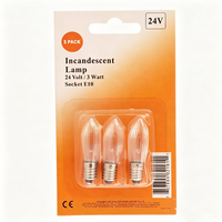 Ampoule à filament LED C6, lumière LED à basse tension 10-55V, ampoule LED vintage en forme de bougie pour lustre, éclairage décoratif