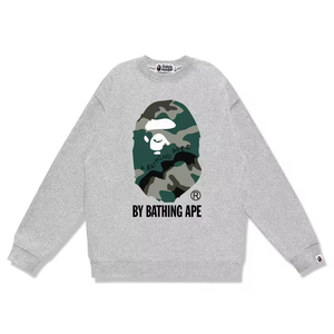 2025 bán buôn Chất lượng cao trùm đầu áo thun thời trang ngụy trang 100% cotton APE in ấn unisex người đàn ông giản dị của quá khổ - Product Image 6