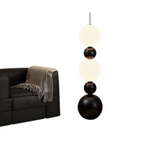 Lampadaire Artistique Haut de Gamme en Fer Forgé, Style Nordique, Lumière Chaude LED Dimmable, Idéal pour Salon, Décoration d'Angle Tendance, Hôtels et Grandes Villas