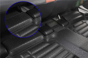 BORNSELLER Tapis de sol complets sur mesure à boucles métalliques renforcées (3/4/5 pièces) pour Audi A3 8v - Matériaux cuir et <span class=keywords><strong>EVA</strong></span> - Product Image 6