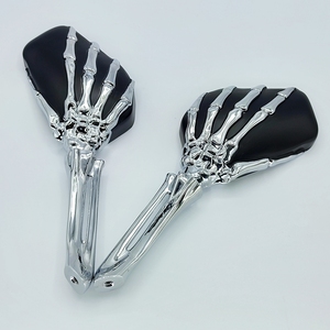 Gương chiếu hậu xe máy Chrome Aluminum Skull Skeleton Mirrors Ghost Claws dành cho Davidson M8, trái phải - Product Image 2