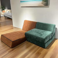 Canapé-lit modulaire moderne JJY-055, mobilier de salon sectionnel compressé avec ottoman, canapé en mousse à bulles – Durable et élégant