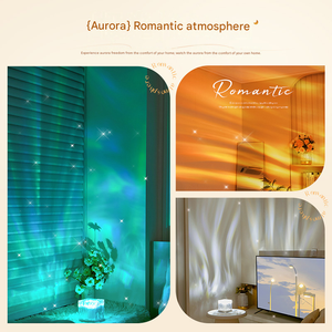 2026 GIFT Northern <b>Lights</b> Aurora <b>Star</b> Projector Night <b>Light</b> RGB Atmosphere Lamp for Bedroom Ceiling Decor - Product Image 4