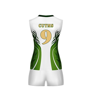 Uniformes de Voleibol Verdes Personalizados con Diseño Único, Conjuntos de Ropa Deportiva para Hombre, Camiseta de Voleibol - Product Image 3