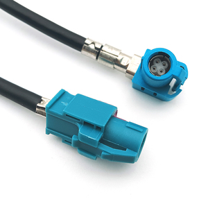 <strong>4</strong>-Core <strong>Code</strong> Z Fakra HSD LVDS Straight Female to 90 Degree Female Vehicle Data Transmission Cable - Product Image 3