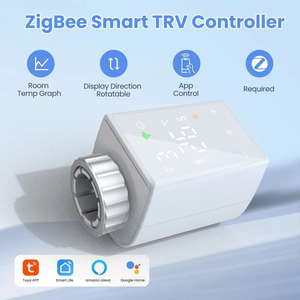 Valve thermostatique de <span class=keywords><strong>radiateur</strong></span> intelligente Tuya Smart Life ZigBee WiFi 2026, compatible <span class=keywords><strong>avec</strong></span> Alexa et Google Home pour système de chauffage au sol intelligent - Product Image 4