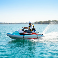 Jet ski gonflable électrique mini bateau rapide puissant avec siège, directement de l'usine