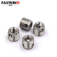 303CU Self Tapping Sleeve with 307 Insert Wire Thread Three-Hole Type Plain Finish Includes Screw Thread Liner