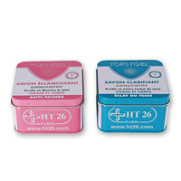 Boîte à savon carrée en fer blanc pour cosmétiques, avec impression offset, couvercle amovible et logo personnalisé, idéale pour les soins personnels – Fabrication chinoise