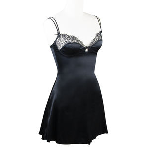 Camicia da notte da donna Sexy e Sexy in <span class=keywords><strong>pizzo</strong></span> traspirante lunga tutte le stagioni <span class=keywords><strong>pigiama</strong></span> importato per indumenti da notte da notte - Product Image 1