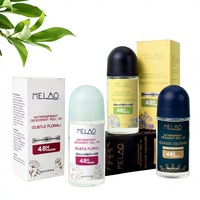 Déodorant Roll-on Quotidien Anti-transpirant Longue Durée au Beurre de Karité et aux Herbes Nourrissantes 50ml Unisexe Non Comédogène Sans Parabène