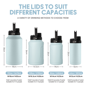 Per il Fitness all'ingrosso 192oz in acciaio inox ampia bocca <span class=keywords><strong>Design</strong></span> <span class=keywords><strong>brocca</strong></span> di <span class=keywords><strong>acqua</strong></span> con manico di grande capacità sport borraccia per viaggiare - Product Image 3