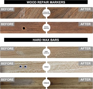 Kit de réparation de sol <span class=keywords><strong>stratifié</strong></span> A-HEYIDA MKBXFL (Gris) - Stylo chauffant tout-en-un à cire dure pour rayures et éclats sur planches de vinyle et bois - Product Image 5