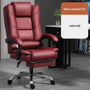 Jiuyi, silla de oficina de cuero de gama alta, ergonómica, cómoda, cojín de asiento de resorte, rotación 360, silla de estudio, silla de ordenador, sofá - Product Image 6