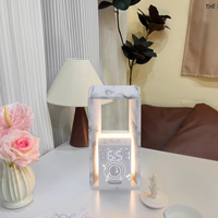 Elégante et exquise machine à bruit blanc veilleuse LED maison intelligente confortable fonctions d'aide au sommeil en plastique pour le salon
