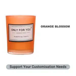 Etiqueta personalizada de luxo velas, da moda, alta qualidade, com caixa de jarro, perfumada, cera de soja, velas para presente de aniversário, dia dos namorados