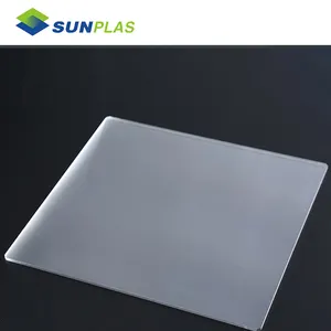 Plaque de diffusion Sunplas 1.2mm 1.5mm 2.0mm opale blanche avec éclairage LED Feuille de diffuseur en polycarbonate