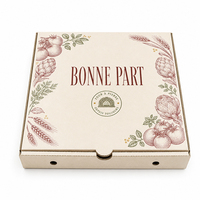 Cajas de Pizza Cuadradas de Cartón Corrugado del Fabricante, Laminación Mate, Grabado en Relieve, Ecológicas, de 6 a 16 Pulgadas, para Llevar, Regalos