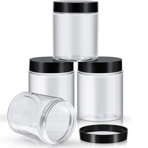 Most Popular 1oz 2oz 3oz 4oz 8oz clear Round Pet Plastic Jar, Food Grade Plastic <b>Container</b> - Product Image 1
