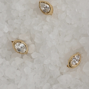18k Gold Marquise Diamond Stud Earrings 2026 Hypoallergenic <strong>Jewelry</strong> Wholesale Luxury Designer <strong>Jewelry</strong> Earrings 925 Earrings - Product Image 5