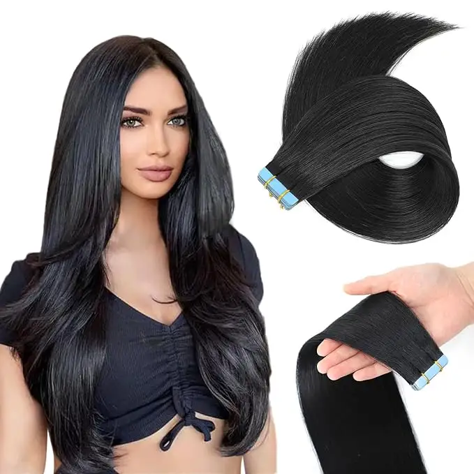 Wig jumlah besar Rusia bundel grosir pita 6d dalam ekstensi wanita virgin wig bob depan renda manusia rambut candi mentah