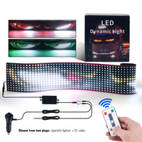 Yobis 60CM 80CM 1.2M 2M Ojos LED Para Carro Devil Eye App Control Car LED Eyes pour Camion Pare-Brise Écran Diy Indicateur lumineux